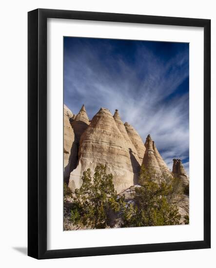 USA, New Mexico, Cochiti, Tent Rocks Monument-Terry Eggers-Framed Photographic Print