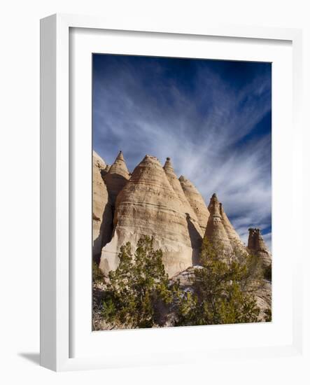 USA, New Mexico, Cochiti, Tent Rocks Monument-Terry Eggers-Framed Photographic Print