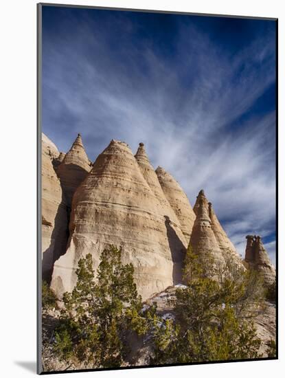 USA, New Mexico, Cochiti, Tent Rocks Monument-Terry Eggers-Mounted Photographic Print