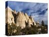 USA, New Mexico, Cochiti, Tent Rocks Monument-Terry Eggers-Stretched Canvas