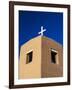 USA, New Mexico, Exterior facade of Sacred Heart Church in Nambe New Mexico-Terry Eggers-Framed Photographic Print