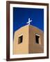USA, New Mexico, Exterior facade of Sacred Heart Church in Nambe New Mexico-Terry Eggers-Framed Photographic Print