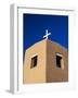 USA, New Mexico, Exterior facade of Sacred Heart Church in Nambe New Mexico-Terry Eggers-Framed Photographic Print