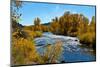 USA, New Mexico, Fall along Rio Chama River.-Bernard Friel-Mounted Photographic Print