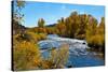 USA, New Mexico, Fall along Rio Chama River.-Bernard Friel-Stretched Canvas