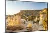 USA, New Mexico, Ojito Wilderness. Eroded desert rocks.-Jaynes Gallery-Mounted Photographic Print