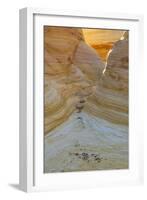 USA, New Mexico, Ojito Wilderness. Eroded desert rocks.-Jaynes Gallery-Framed Photographic Print
