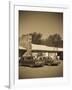 USA, New Mexico, Route 66, Tucumcari, 1970's Style Motel-Alan Copson-Framed Photographic Print