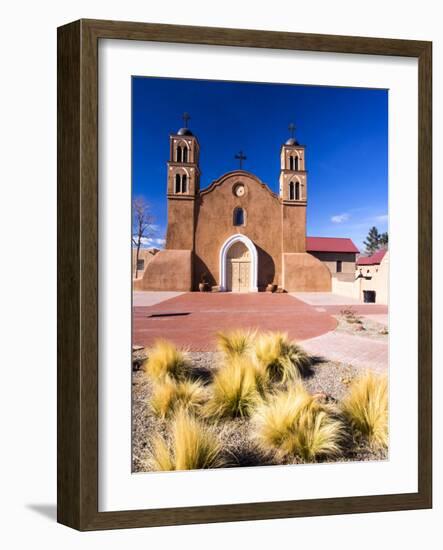 USA, New Mexico, Socorro, Mission San Miguel Socorro-Terry Eggers-Framed Photographic Print