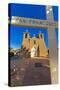 USA, New Mexico, Taos. San Francisco de Asis adobe church.-Fred Lord-Stretched Canvas