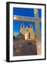 USA, New Mexico, Taos. San Francisco de Asis adobe church.-Fred Lord-Framed Photographic Print