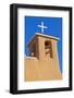 USA, New Mexico, Taos. Top of San Francisco de Asis adobe church.-Fred Lord-Framed Photographic Print