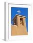 USA, New Mexico, Taos. Top of San Francisco de Asis adobe church.-Fred Lord-Framed Photographic Print