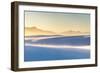 USA, New Mexico, White Sands National Monument. San Andres Mountains and wind-blown dunes.-Jaynes Gallery-Framed Photographic Print