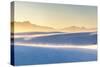 USA, New Mexico, White Sands National Monument. San Andres Mountains and wind-blown dunes.-Jaynes Gallery-Stretched Canvas