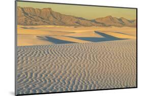 USA, New Mexico, White Sands National Monument. Sunset on Desert-Jaynes Gallery-Mounted Photographic Print