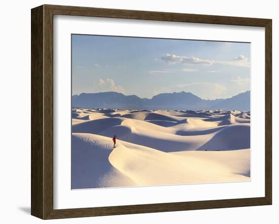 USA, New Mexico, White Sands National Monument-Michele Falzone-Framed Photographic Print