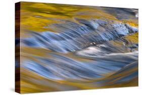 USA, New York, Adirondack Mountains. Flowing Water on Raquette Lake-Jay O'brien-Stretched Canvas