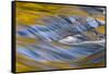 USA, New York, Adirondack Mountains. Flowing Water on Raquette Lake-Jay O'brien-Framed Stretched Canvas