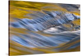 USA, New York, Adirondack Mountains. Flowing Water on Raquette Lake-Jay O'brien-Stretched Canvas