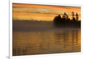 USA, New York, Adirondack Mountains. Racquette Lake at Sunrise-Jaynes Gallery-Framed Photographic Print