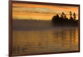 USA, New York, Adirondack Mountains. Racquette Lake at Sunrise-Jaynes Gallery-Framed Photographic Print