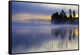 USA, New York, Adirondack Mountains. Racquette Lake at Sunrise-Jaynes Gallery-Framed Stretched Canvas