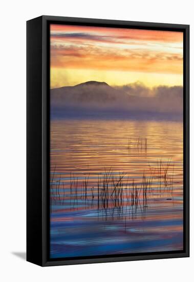 USA, New York, Adirondack Mountains. Racquette Lake at Sunrise-Jaynes Gallery-Framed Stretched Canvas