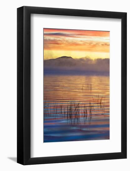 USA, New York, Adirondack Mountains. Racquette Lake at Sunrise-Jaynes Gallery-Framed Photographic Print