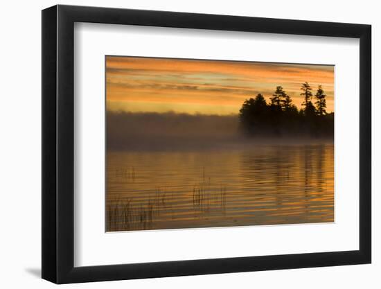 USA, New York, Adirondack Mountains. Racquette Lake at Sunrise-Jaynes Gallery-Framed Photographic Print