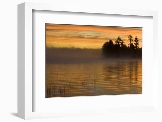 USA, New York, Adirondack Mountains. Racquette Lake at Sunrise-Jaynes Gallery-Framed Photographic Print