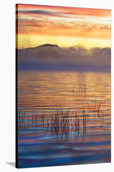 USA, New York, Adirondack Mountains. Racquette Lake at Sunrise-Jaynes Gallery-Stretched Canvas