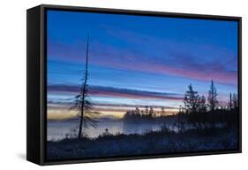 USA, New York, Adirondack Mountains. Raquette Lake at Sunrise-Jaynes Gallery-Framed Stretched Canvas