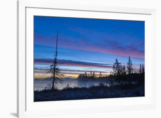 USA, New York, Adirondack Mountains. Raquette Lake at Sunrise-Jaynes Gallery-Framed Photographic Print