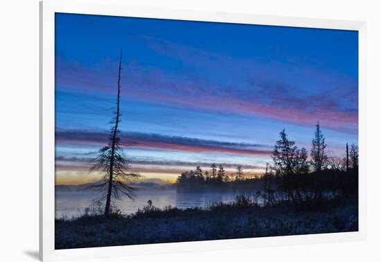 USA, New York, Adirondack Mountains. Raquette Lake at Sunrise-Jaynes Gallery-Framed Photographic Print