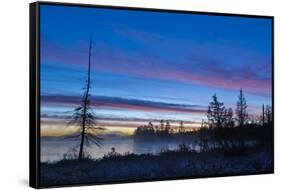 USA, New York, Adirondack Mountains. Raquette Lake at Sunrise-Jaynes Gallery-Framed Stretched Canvas