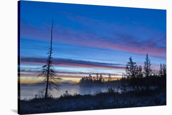 USA, New York, Adirondack Mountains. Raquette Lake at Sunrise-Jaynes Gallery-Stretched Canvas