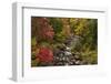 USA, New York, Adirondack State Park. Stream and forest in autumn.-Jaynes Gallery-Framed Photographic Print