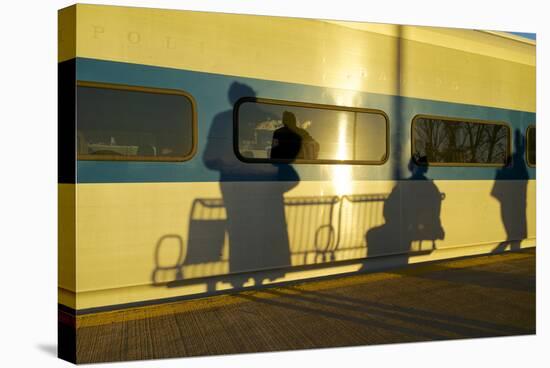 USA, New York, Beacon, at the Mta Train Station-Michele Molinari-Stretched Canvas