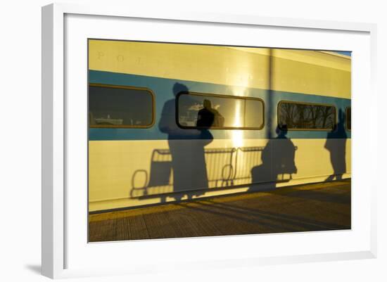 USA, New York, Beacon, at the Mta Train Station-Michele Molinari-Framed Photographic Print