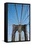 USA, New York, Brooklyn Bridge-Samuel Magal-Framed Stretched Canvas