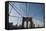 USA, New York, Brooklyn Bridge-Samuel Magal-Framed Stretched Canvas