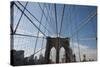 USA, New York, Brooklyn Bridge-Samuel Magal-Stretched Canvas
