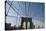 USA, New York, Brooklyn Bridge-Samuel Magal-Stretched Canvas