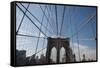 USA, New York, Brooklyn Bridge-Samuel Magal-Framed Stretched Canvas