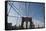 USA, New York, Brooklyn Bridge-Samuel Magal-Framed Stretched Canvas