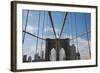 USA, New York, Brooklyn Bridge-Samuel Magal-Framed Photographic Print