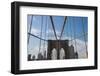 USA, New York, Brooklyn Bridge-Samuel Magal-Framed Photographic Print