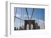 USA, New York, Brooklyn Bridge-Samuel Magal-Framed Photographic Print