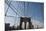 USA, New York, Brooklyn Bridge-Samuel Magal-Mounted Photographic Print